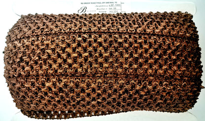 Crochet Stretch Trim - 2" Width (25 Yard Roll) - BF-1900-06 Brown