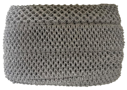 Crochet Stretch Trim - 2" Width (25 Yard Roll) - BF-1900-11 Grey