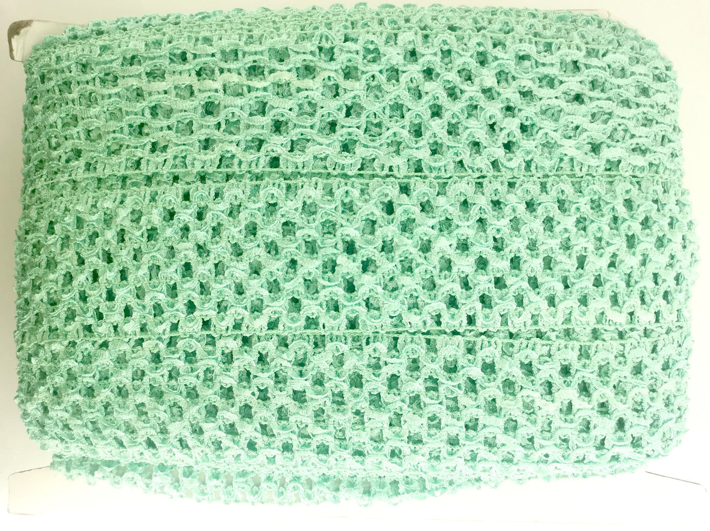 Crochet Stretch Trim - 2" Width (25 Yard Roll) - BF-1900-33 Turquoise