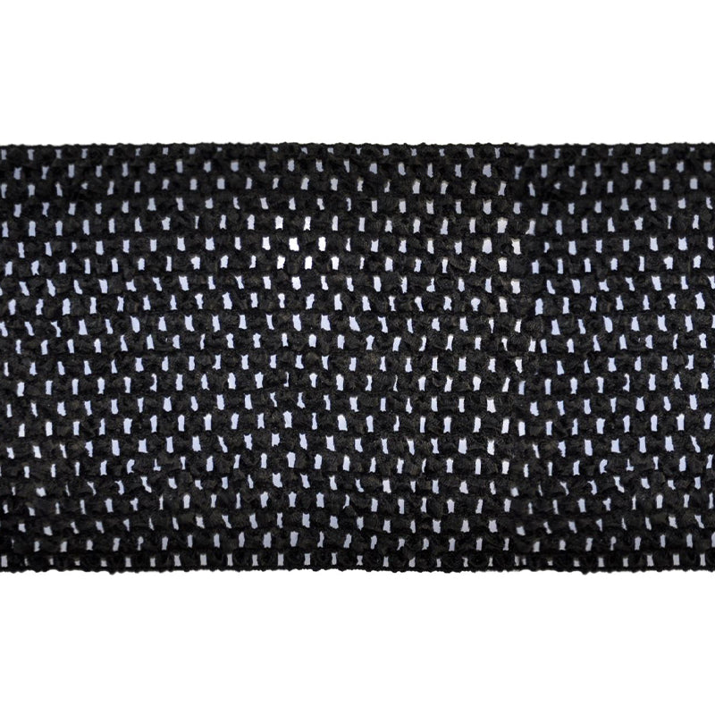 Crochet Stretch Trim - 6" Width (10 Yard Roll) - BF-1902-02 Black