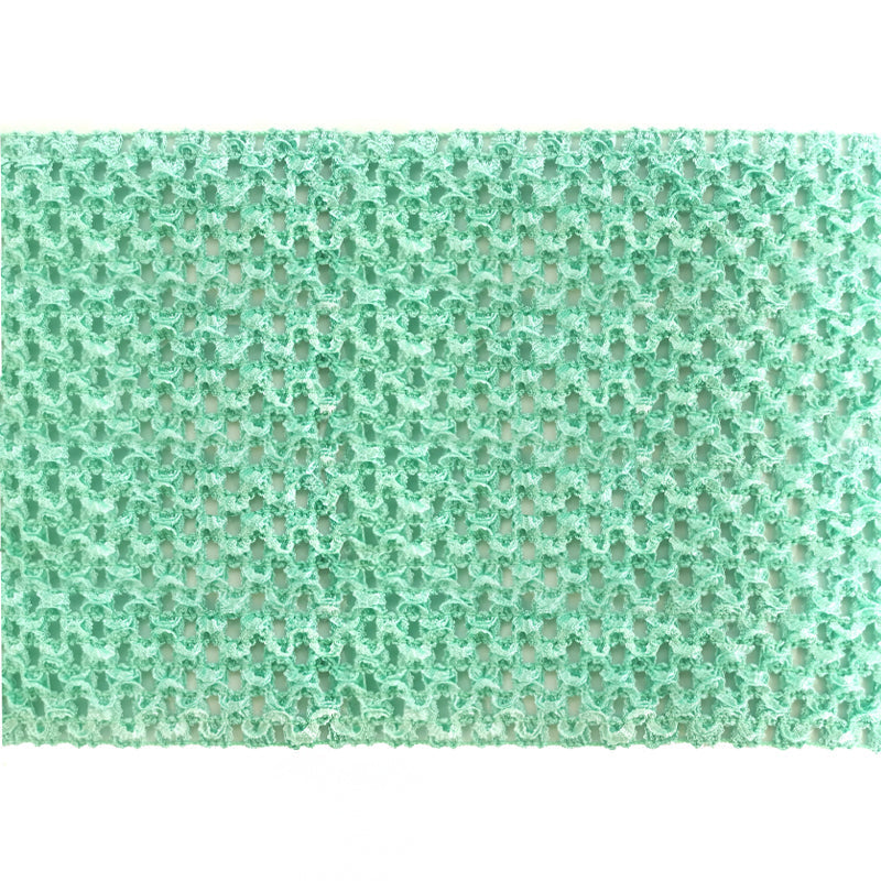 Crochet Stretch Trim Collection - 9" Width (10 Yard Roll) - BF-1903-33 Turquoise