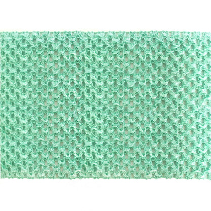Crochet Stretch Trim Collection - 9" Width (10 Yard Roll) - BF-1903-33 Turquoise