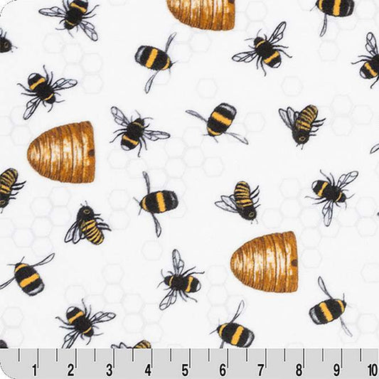 Digital Cuddle Golden Bee'S Knees 58" - 60" Fabric per yard