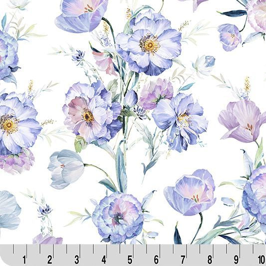 Digital Cuddle Iris Poppy Lane 58" - 60" Fabric per yard
