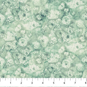 Whisper Seed Pod Mini Sage Cotton 43"/44" Fabric Per Yard