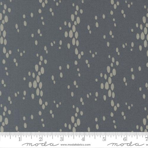 Dark Blue Arabesque Vista Dusk Cotton 44"/45" Fabric Per Yard