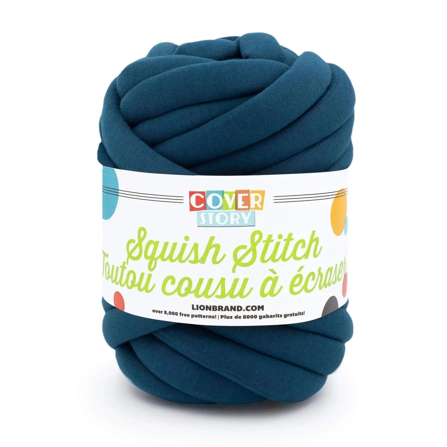Dark Blue Green Mallard Squish Stitch Yarn