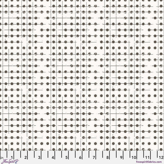 Dot Plot Paper Stamped Cotton 44"/45" Fabric Per Yard