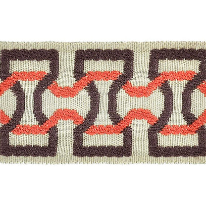 Elegance Collection - 2" width Braid (25 Yard Roll) - BR-7090-08/21 Fuchsia and Silver