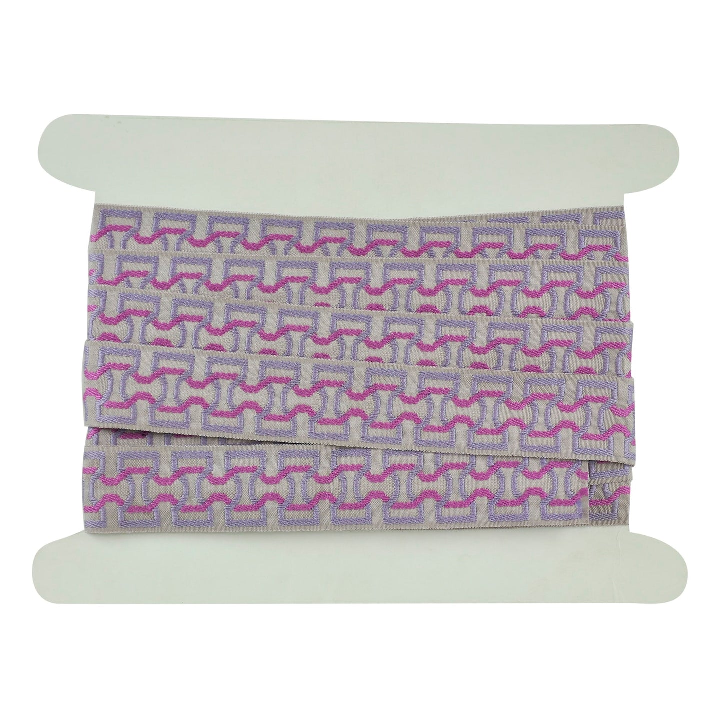 Elegance Collection - 2" width Braid (25 Yard Roll) - BR-7090-12/26 Lilac and Purple