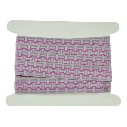 Elegance Collection - 2" width Braid (25 Yard Roll) - BR-7090-12/26 Lilac and Purple