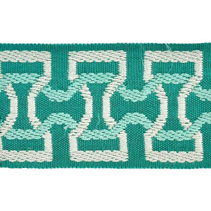 Elegance Collection - 2" width Braid (25 Yard Roll) - BR-7090-13/33 Turquoise and Mint
