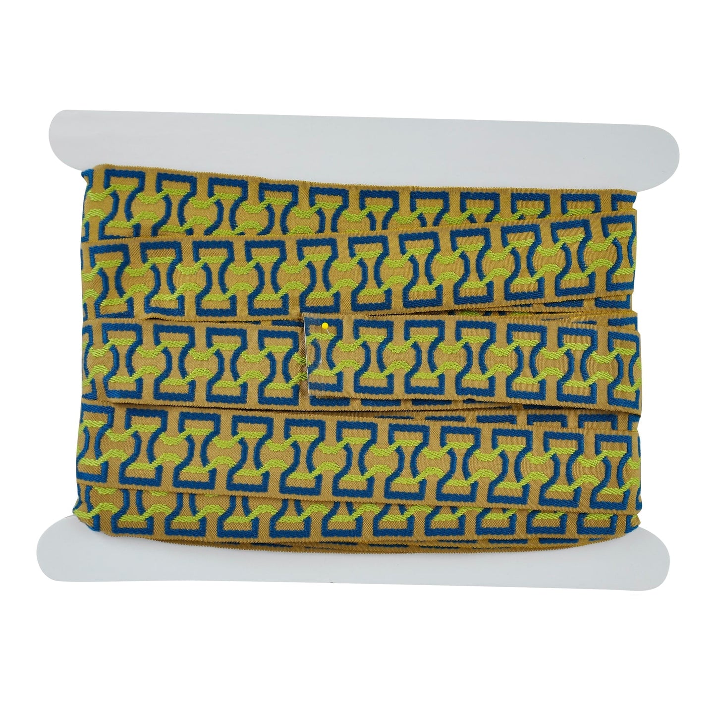 Elegance Collection - 2" width Braid (25 Yard Roll) - BR-7090-14/23 Mint and Teal