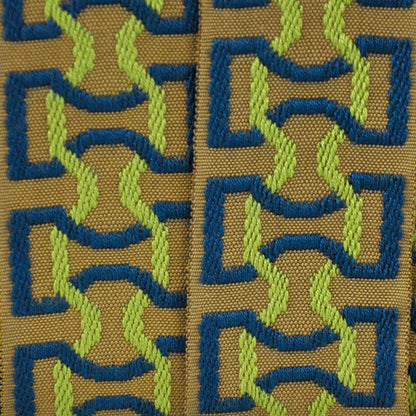 Elegance Collection - 2" width Braid (25 Yard Roll) - BR-7090-14/23 Mint and Teal