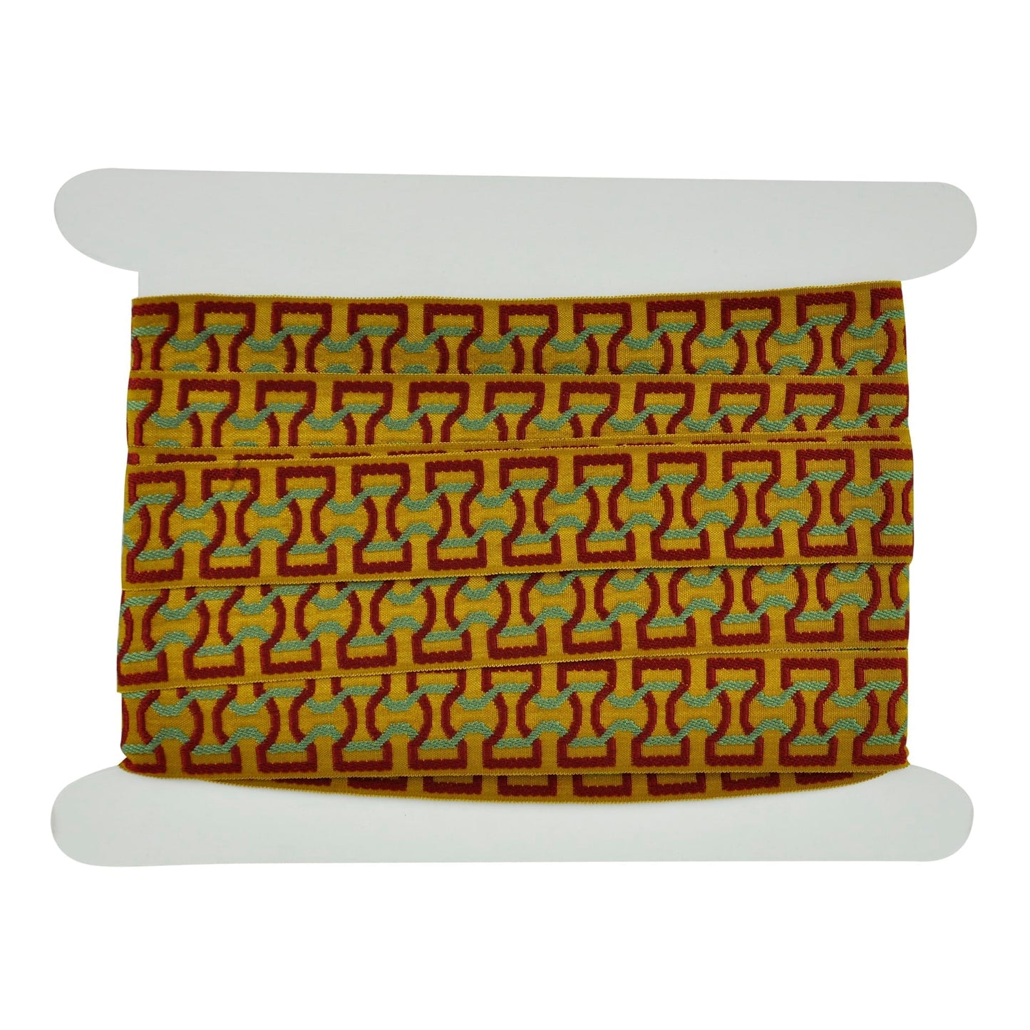 Elegance Collection - 2" width Braid (25 Yard Roll) - BR-7090-17/14 Wine and Gold