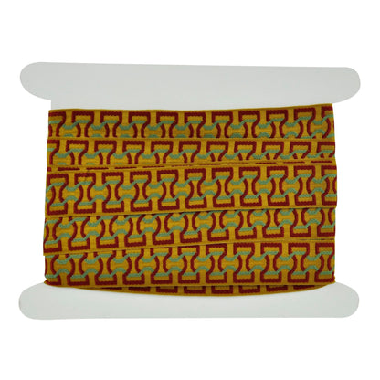 Elegance Collection - 2" width Braid (25 Yard Roll) - BR-7090-17/14 Wine and Gold