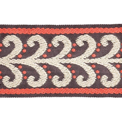 Elegance Collection - 2" width Braid (25 Yard Roll) - BR-7091-08/21 Fuchsia and Silver