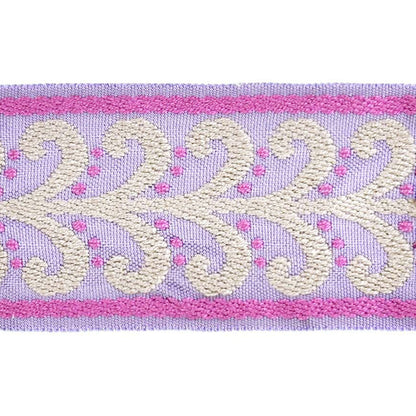 Elegance Collection - 2" width Braid (25 Yard Roll) - BR-7091-12/26 Lilac and Purple