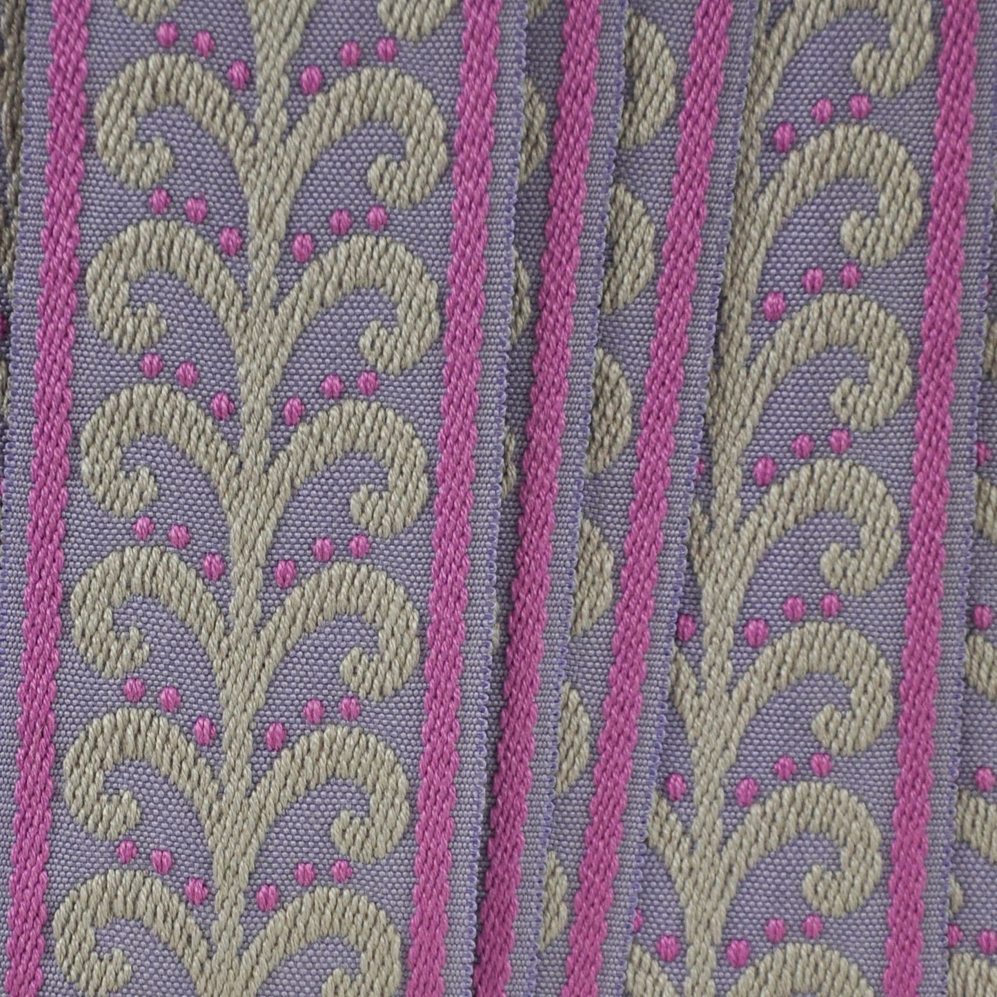 Elegance Collection - 2" width Braid (25 Yard Roll) - BR-7091-12/26 Lilac and Purple