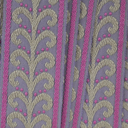 Elegance Collection - 2" width Braid (25 Yard Roll) - BR-7091-12/26 Lilac and Purple