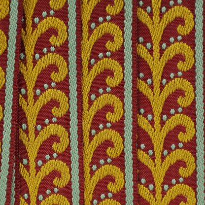 Elegance Collection - 2" width Braid (25 Yard Roll) - BR-7091-17/14 Wine and Gold