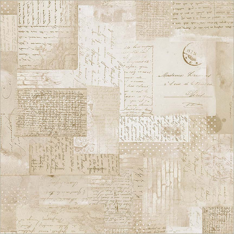 Ephemera Parchment Cotton Wideback Fabric per yard