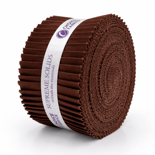 Supreme Solids - 2.5" Roll - Brunette (40 Strips)