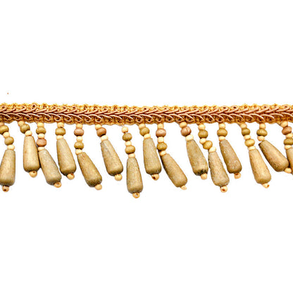 Fascination Collection - 2" width WOODEN FRINGE (10 Yard Roll) - BB-937-16 Sable
