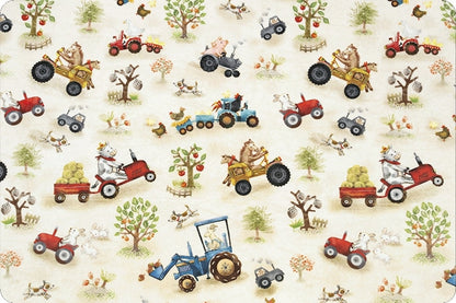 Funny Farm Digital Cuddle�� Beige 58/60" Fabric Per Yard