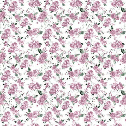 Garden Bouquet Quilting Cuddle Snow Fabric per yard
