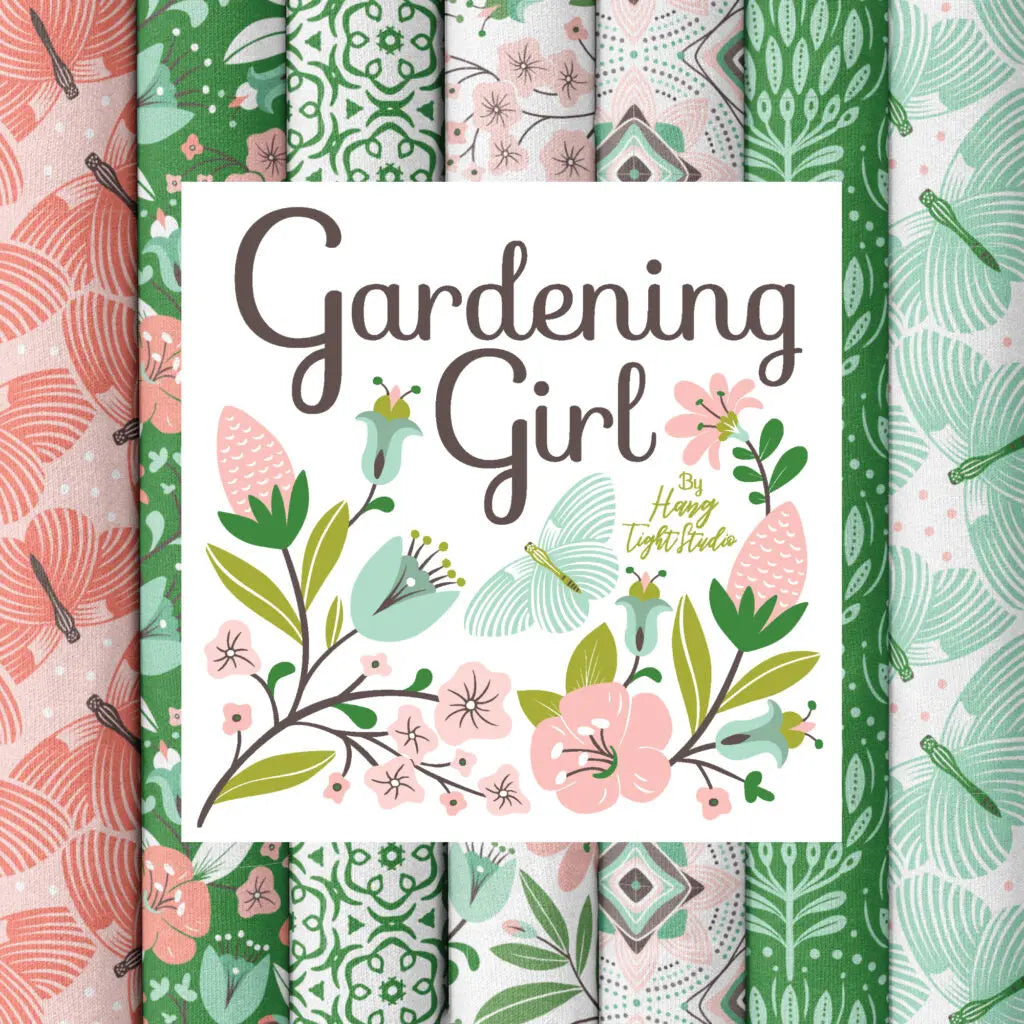 Gardening Girl Skinnies - 40pc 2.5" x 42" strips