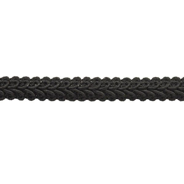 Gimp Collection - 1/2" width (25 Yard Roll) - BR-708-02 Black