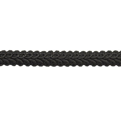 Gimp Collection - 1/2" width (25 Yard Roll) - BR-708-02 Black