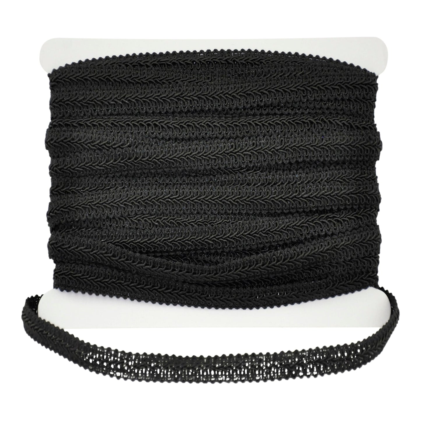 Gimp Collection - 1/2" width (25 Yard Roll) - BR-708-02 Black