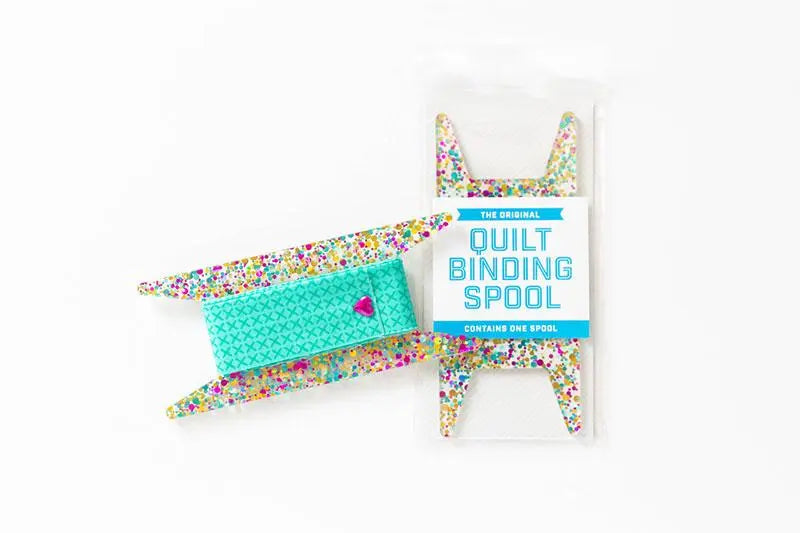 Glitter Binding Spool Pink/Aqua/Gold Glitter