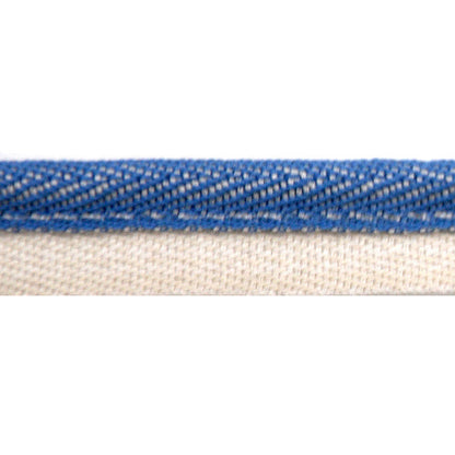 Godiva Collection - 1/4" Width PIPING CORD with LIP (50 Yard Roll) - BC-10098-05/24 Navy Blue and Ivory