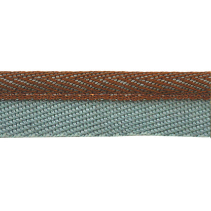 Godiva Collection - 1/4" Width PIPING CORD with LIP (50 Yard Roll) - BC-10098-33/28 Turquoise and Beige