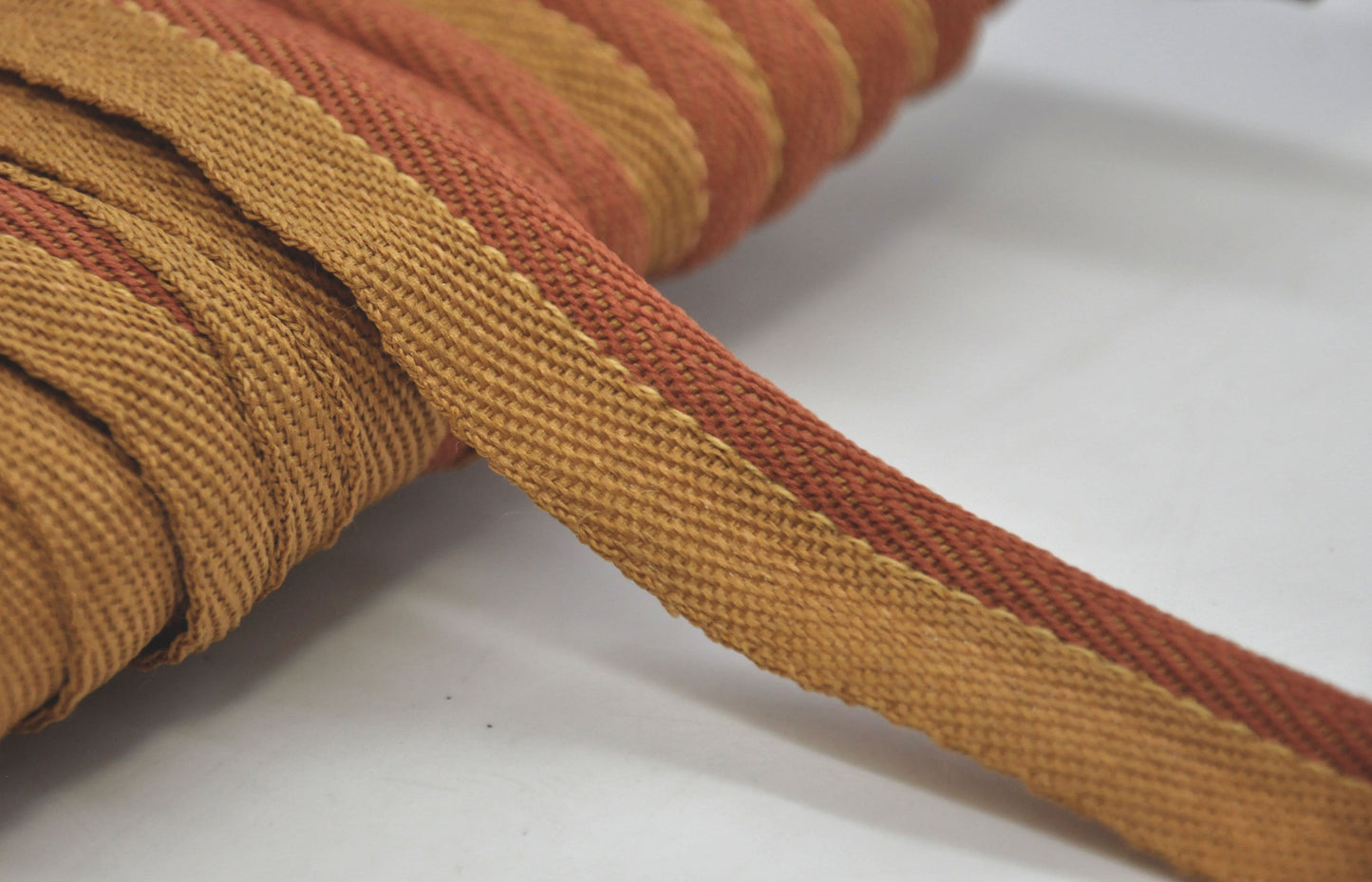Godiva Collection - 1/4" Width PIPING CORD with LIP (50 Yard Roll) - BC-10098-88/61 Dark Brick and Mocha