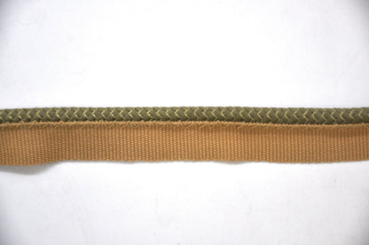 Godiva Collection - 1/4" Width PIPING CORD with LIP (50 Yard Roll) - BC-10099-63/61 Moss Green and Mocha
