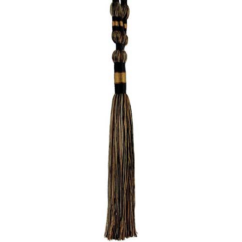 Godiva Collection - 12" length SINGLE TIEBACK - BT-6099-02/06 Black and Brown