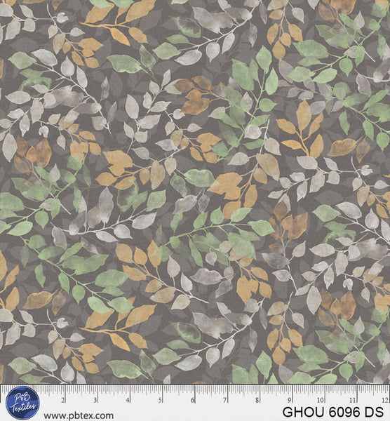 Golden Hour Deep Blue Allover Vines Cotton 44/45 Fabric Per Yard