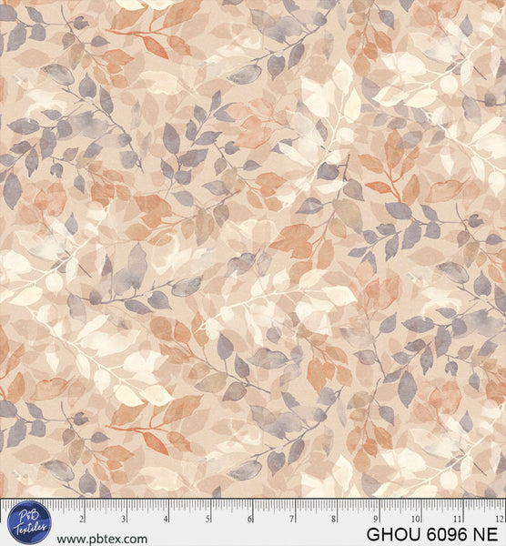 Golden Hour Natural Allover Vines Cotton 44/45 Fabric Per Yard