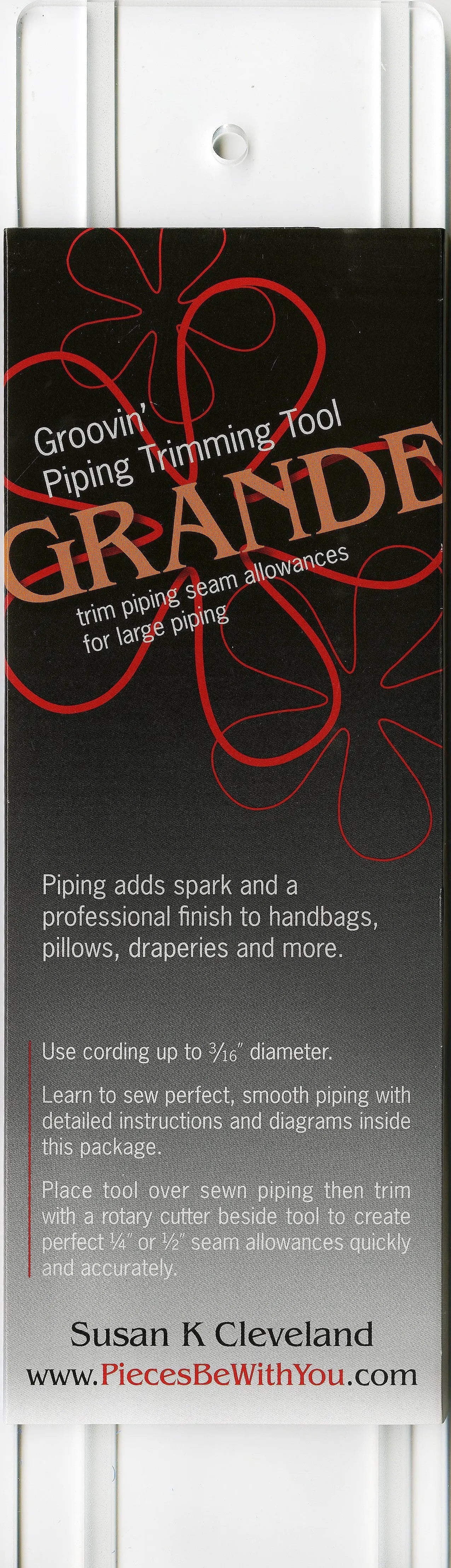 Grande Groovin Piping Trimming Tool