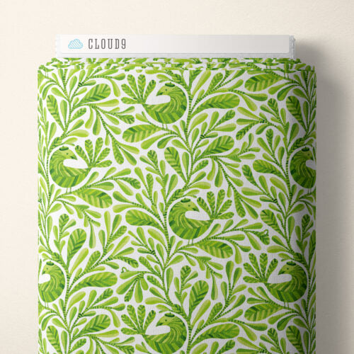 Grass Margot Birds and Branches Cotton 44/45 Fabric Per Yard