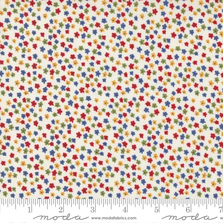 Graze Blooms Vanilla 44"/45" Fabric Per Yard