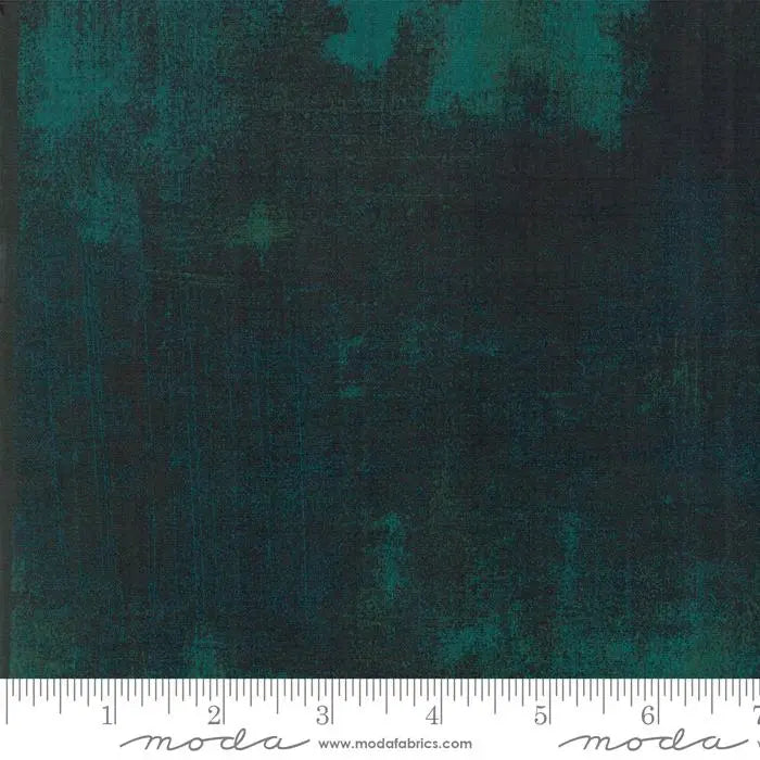 Green Grunge Basics Everglade 44"/45" Per Yard