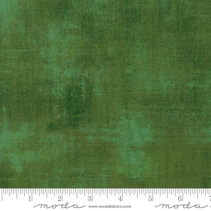 Green Grunge Basics Pine - 44/45" Per Yard