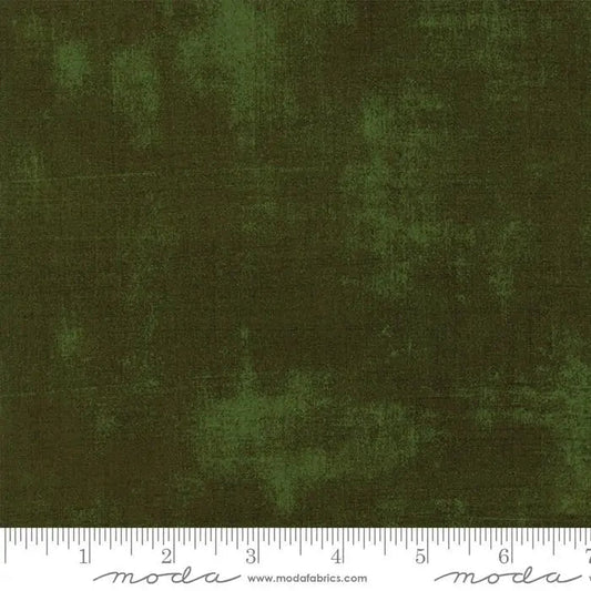 Green Grunge Basics Rifle Green 44"/45" Per Yard