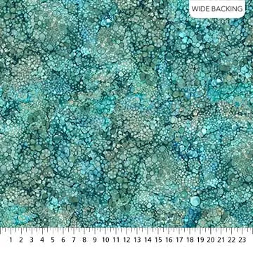 Green Tranquility Bliss Cotton Wideback Fabric Per Yard