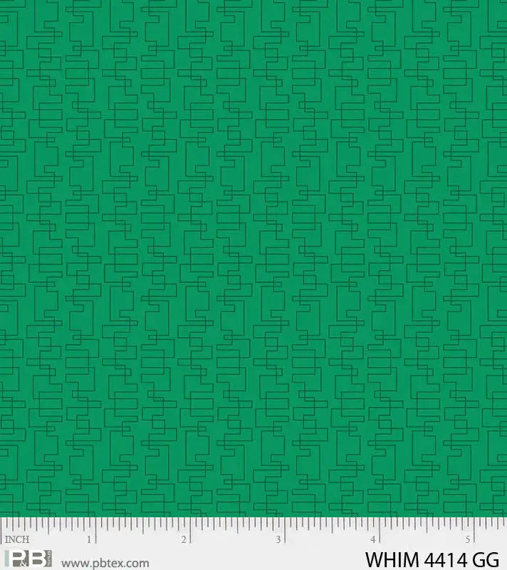 Green Whimsy Transit 44"/45" Fabric Per Yard